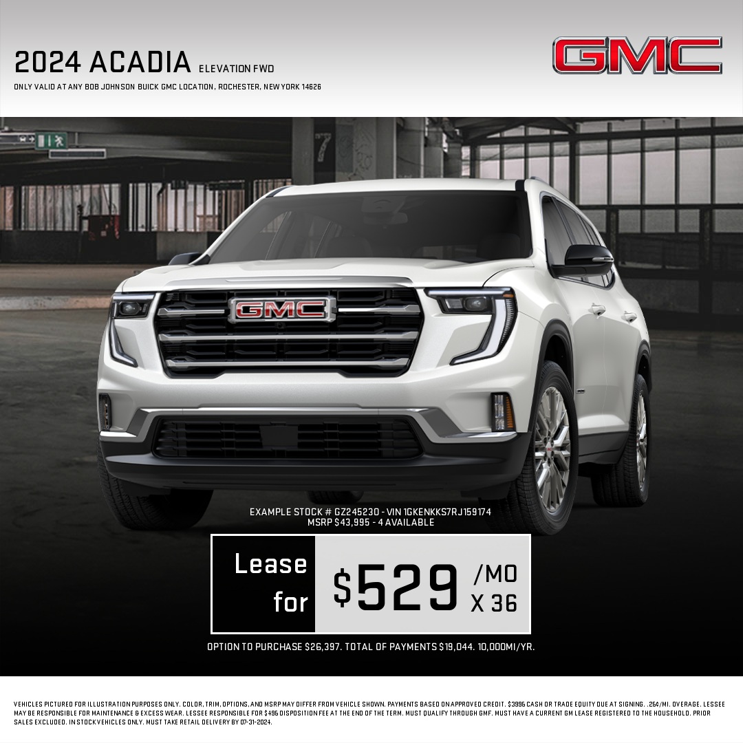 Bob Johnson Buick GMC South Rochester / Henrietta Bob Johnson Auto